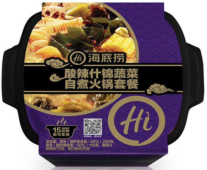 海底捞 自热火锅  (酸辣素食) 400g